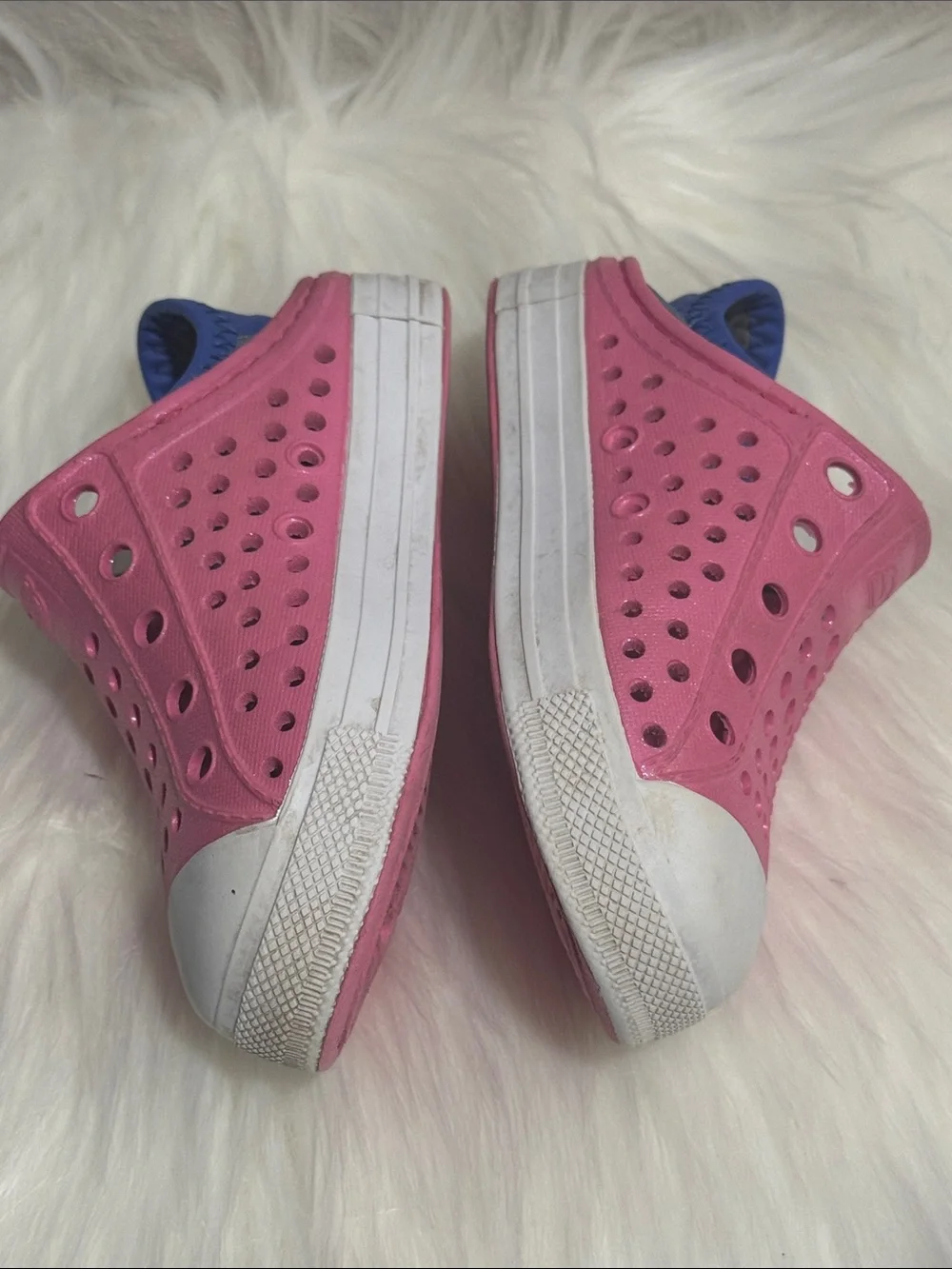 Skechers Girls Pink Slip-On Perforated Water Shoes